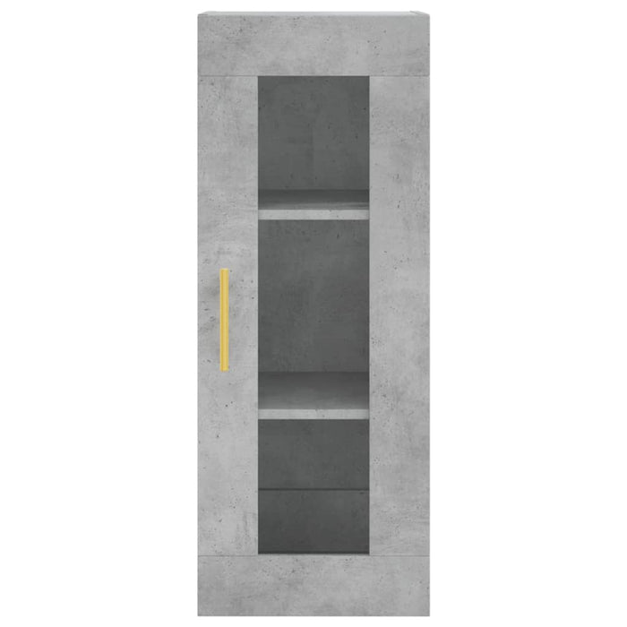 Credenza Grigio Cemento 34,5x34x180 cm in Legno Multistrato 3199421