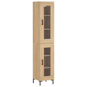 Credenza Rovere Sonoma 34,5x34x180 cm in Legno Multistrato 3199428