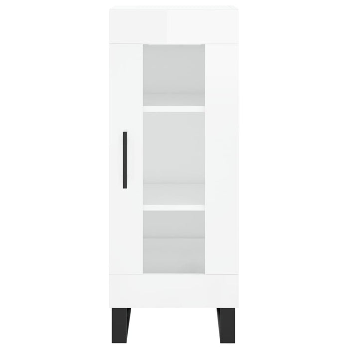 Credenza 34,5x34x180 cm in Legno Multistrato Bianco Lucido 3199451