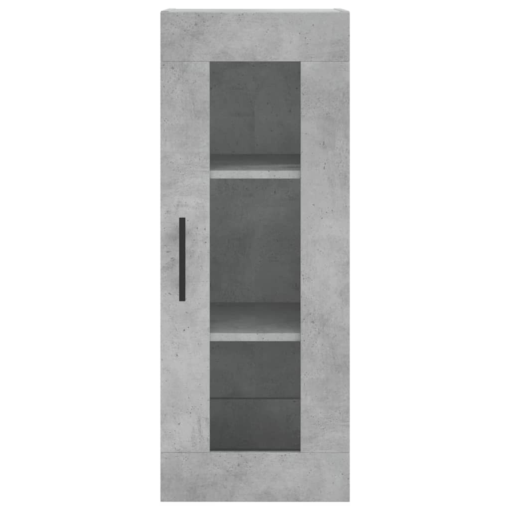 Credenza Grigio Cemento 34,5x34x180 cm in Legno Multistrato 3199453