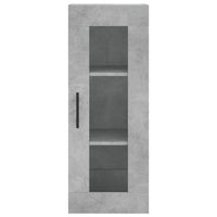 Credenza Grigio Cemento 34,5x34x180 cm in Legno Multistrato 3199453