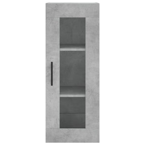 Credenza Grigio Cemento 34,5x34x180 cm in Legno Multistrato 3199453