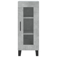 Credenza Grigio Cemento 34,5x34x180 cm in Legno Multistrato 3199453