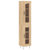 Credenza Rovere Sonoma 34,5x34x180 cm in Legno Multistrato 3199460