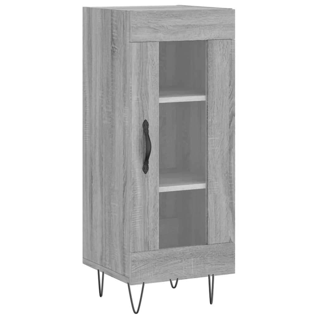 Credenza Grigio Sonoma 34,5x34x180 cm in Legno Multistrato 3199463