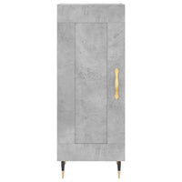 Credenza Grigio Cemento 34,5x34x180 cm in Legno Multistrato 3199477