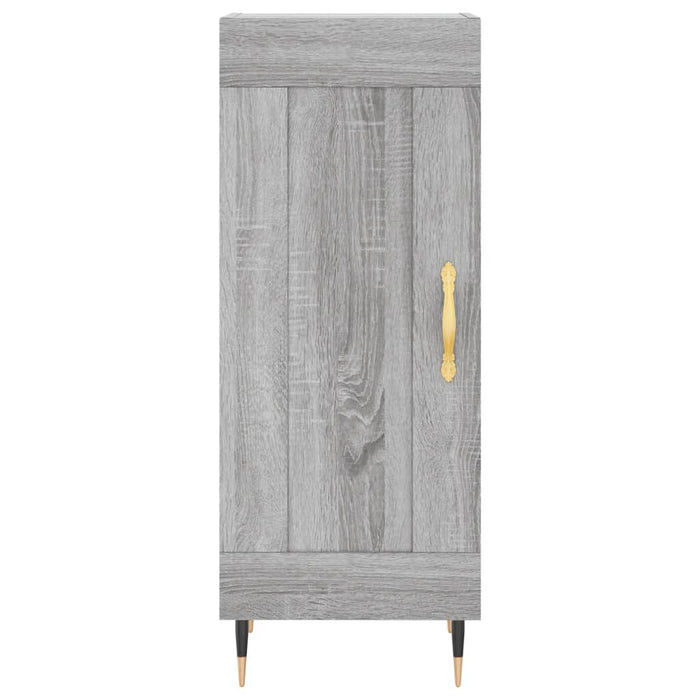 Credenza Grigio Sonoma 34,5x34x180 cm in Legno Multistrato 3199479