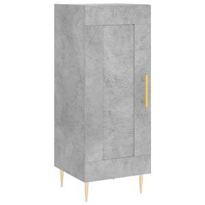 Credenza Grigio Cemento 34,5x34x180 cm in Legno Multistrato 3199485