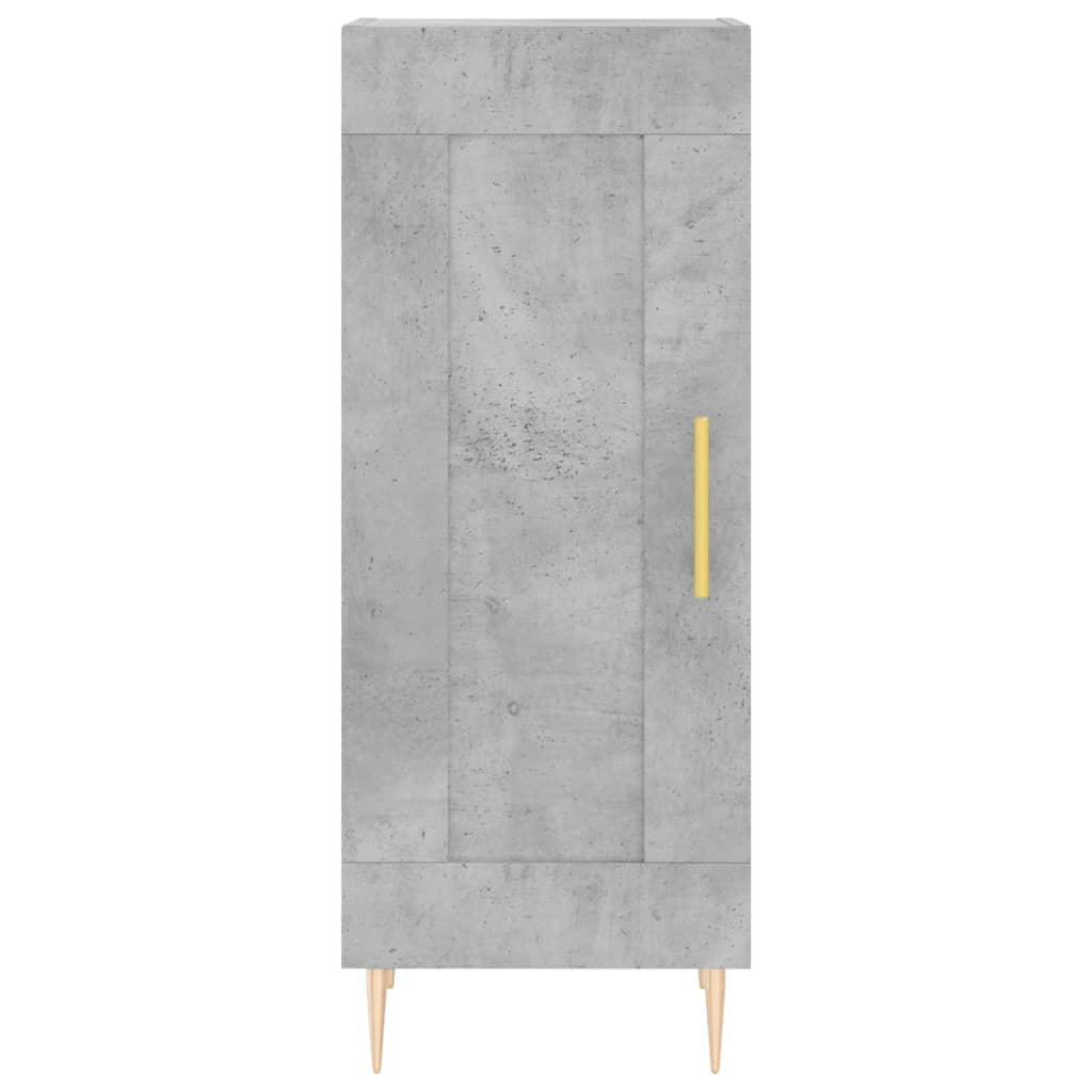 Credenza Grigio Cemento 34,5x34x180 cm in Legno Multistrato 3199485