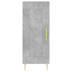 Credenza Grigio Cemento 34,5x34x180 cm in Legno Multistrato 3199485