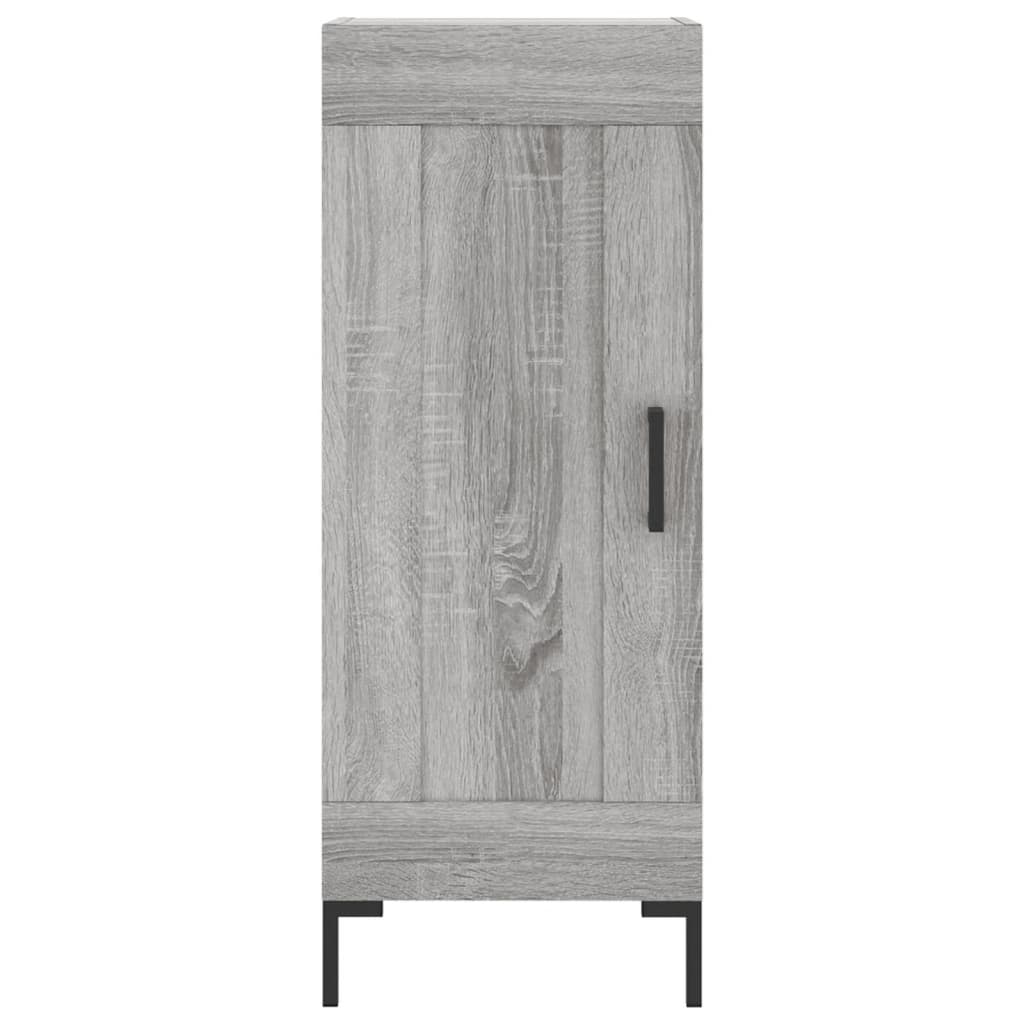 Credenza Grigio Sonoma 34,5x34x180 cm in Legno Multistrato 3199495