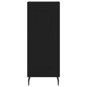 Credenza Nera 34,5x34x180 cm in Legno Multistrato 3199506