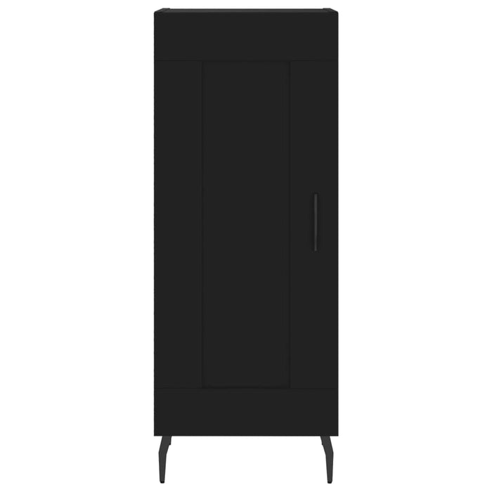 Credenza Nera 34,5x34x180 cm in Legno Multistrato 3199506