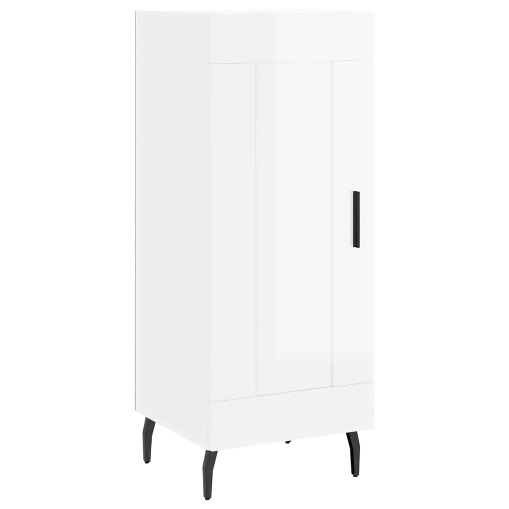 Credenza 34,5x34x180 cm in Legno Multistrato Bianco Lucido 3199507