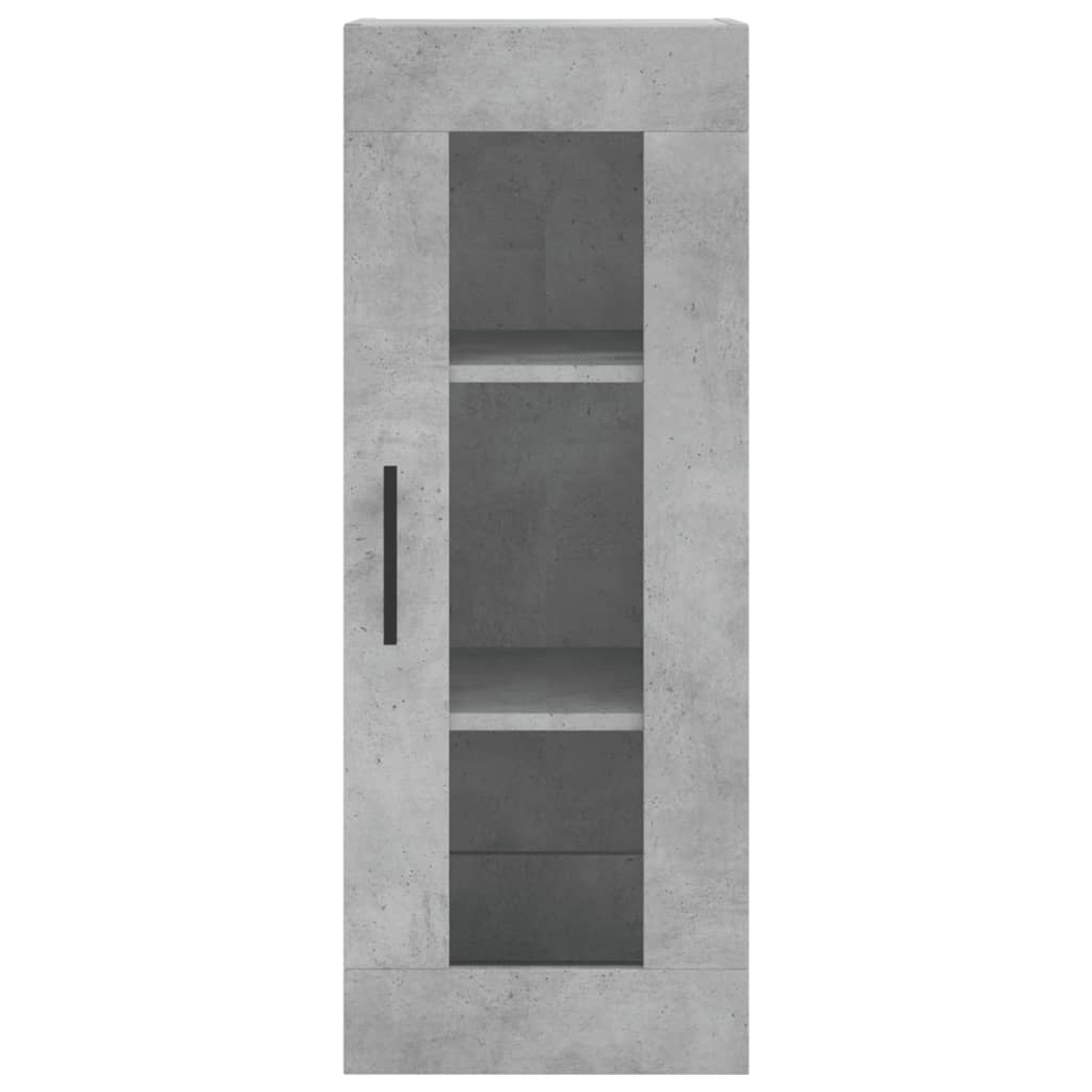 Credenza Grigio Cemento 34,5x34x180 cm in Legno Multistrato 3199517