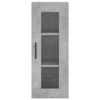 Credenza Grigio Cemento 34,5x34x180 cm in Legno Multistrato 3199517