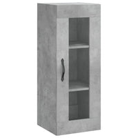 Credenza Grigio Cemento 34,5x34x180 cm in Legno Multistrato 3199525