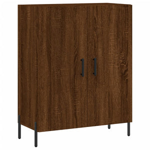 Credenza Rovere Marrone 69,5x34x180 cm in Legno Multistrato 3199568