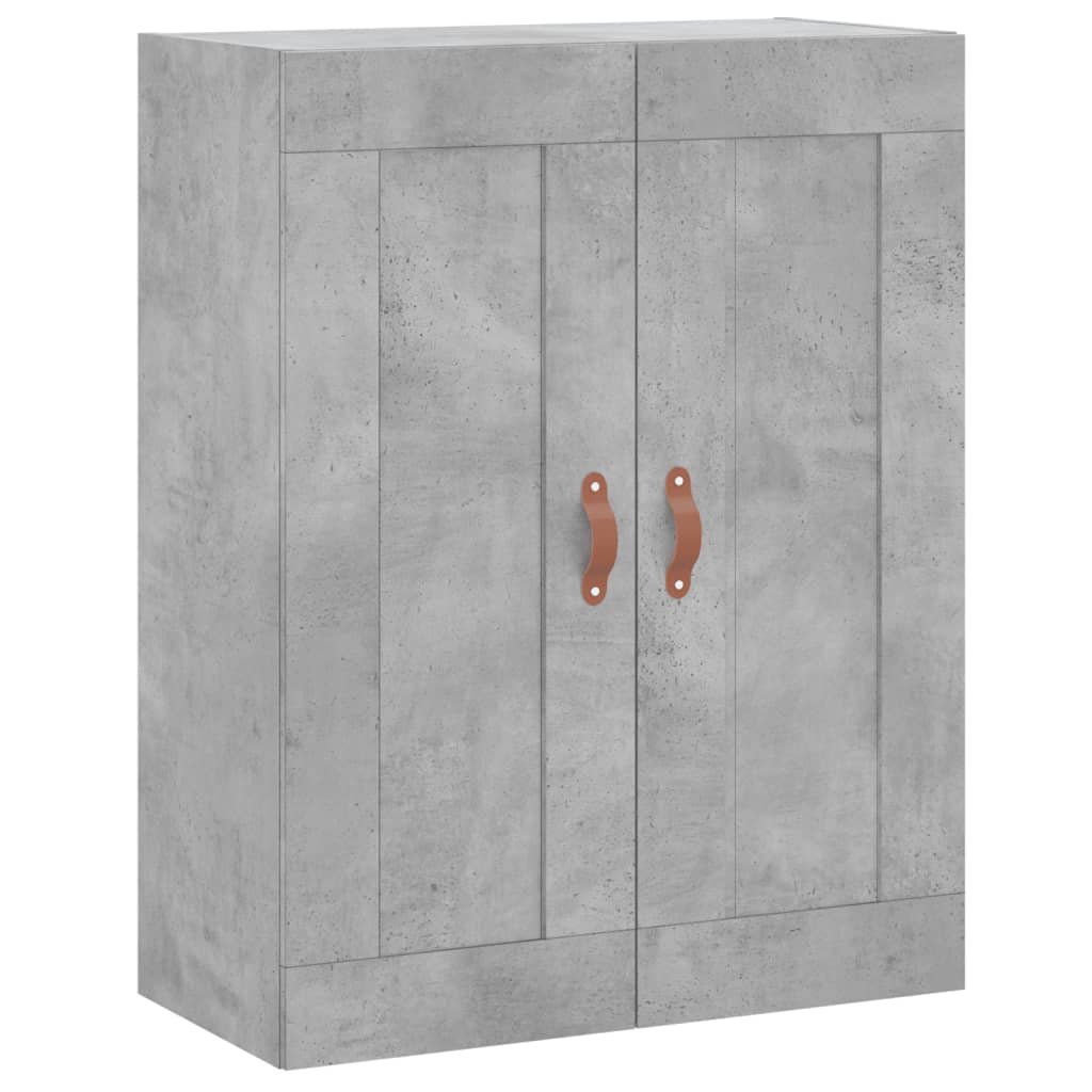 Credenza Grigio Cemento 69,5x34x180 cm in Legno Multistrato 3199597