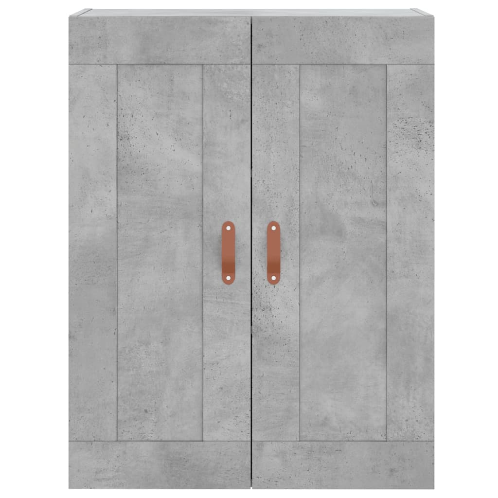 Credenza Grigio Cemento 69,5x34x180 cm in Legno Multistrato 3199597