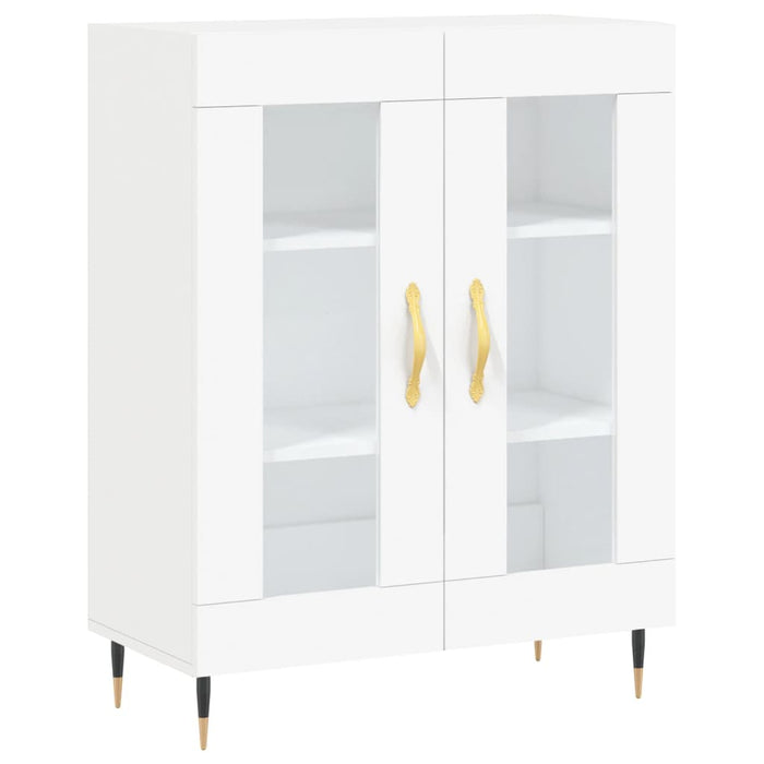 Credenza Bianca 69,5x34x180 cm in Legno Multistrato 3199601