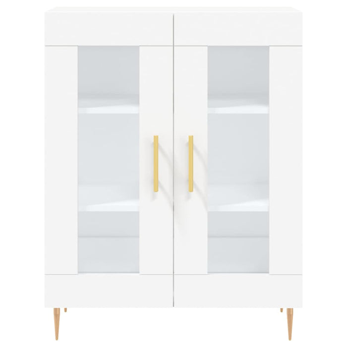 Credenza Bianca 69,5x34x180 cm in Legno Multistrato 3199609