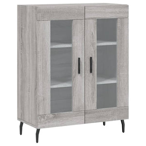 Credenza Grigio Sonoma 69,5x34x180 cm in Legno Multistrato 3199639