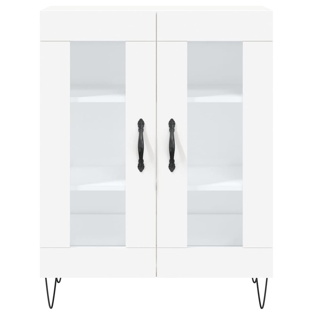 Credenza Bianca 69,5x34x180 cm in Legno Multistrato 3199649