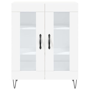 Credenza Bianca 69,5x34x180 cm in Legno Multistrato 3199649