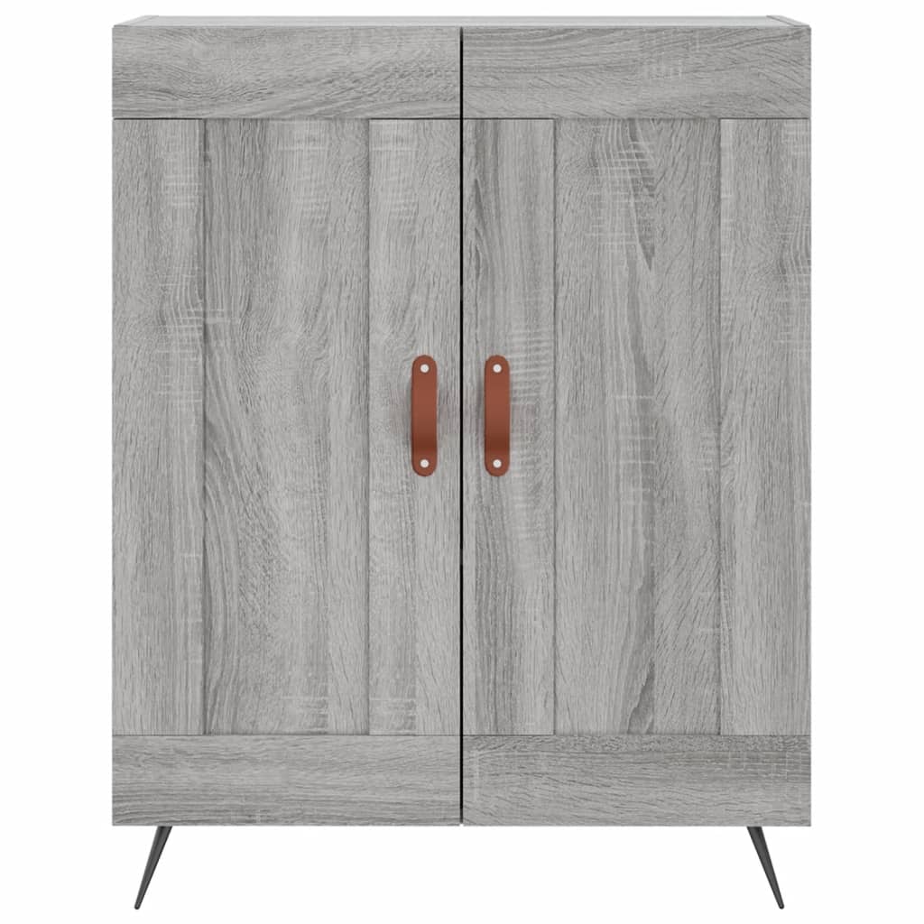 Credenza Grigio Sonoma 69,5x34x180 cm in Legno Multistrato 3199663