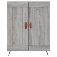 Credenza Grigio Sonoma 69,5x34x180 cm in Legno Multistrato 3199663