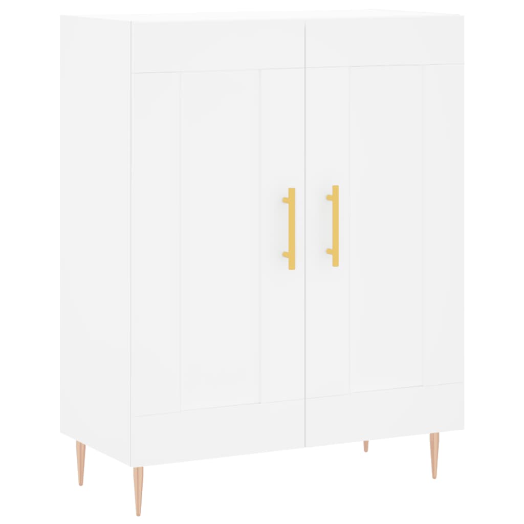 Credenza Bianca 69,5x34x180 cm in Legno Multistrato 3199673