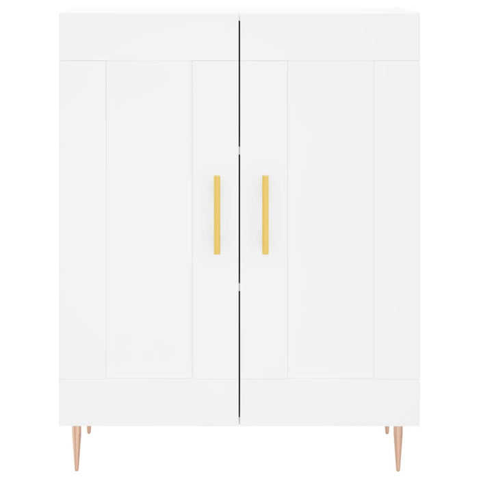 Credenza Bianca 69,5x34x180 cm in Legno Multistrato 3199673