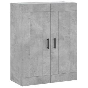 Credenza Grigio Cemento 69,5x34x180 cm in Legno Multistrato 3199693