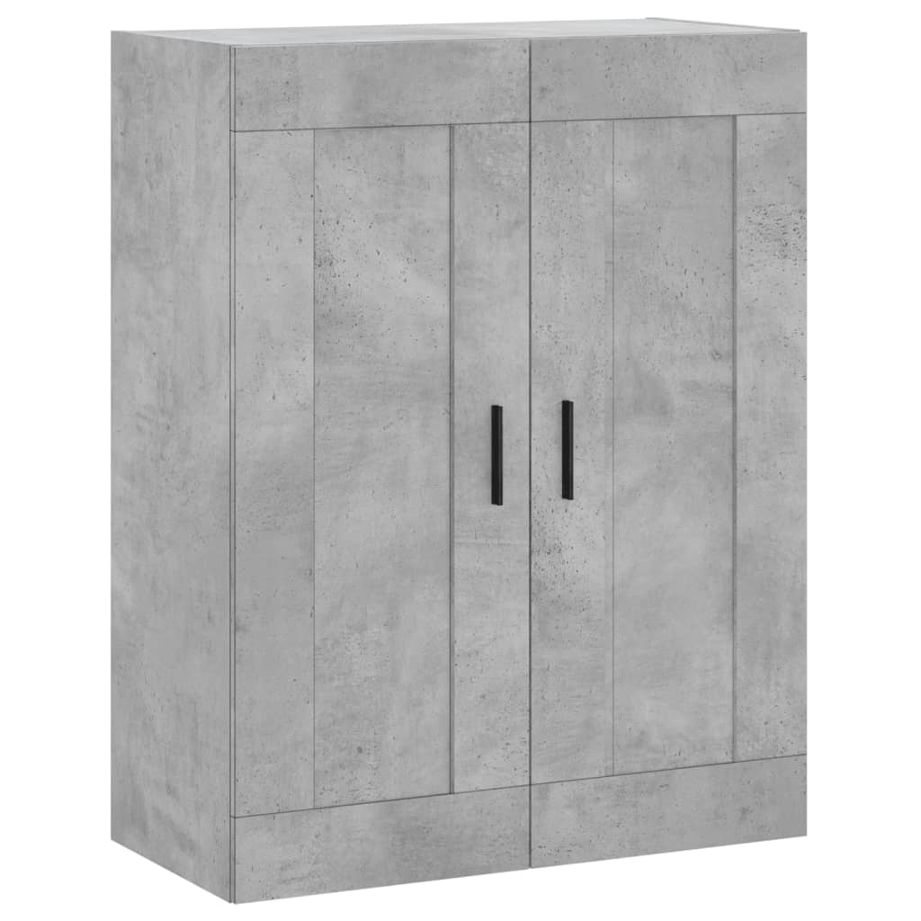 Credenza Grigio Cemento 69,5x34x180 cm in Legno Multistrato 3199701