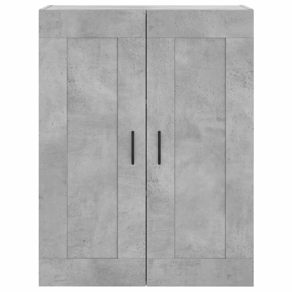 Credenza Grigio Cemento 69,5x34x180 cm in Legno Multistrato 3199701