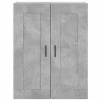 Credenza Grigio Cemento 69,5x34x180 cm in Legno Multistrato 3199701