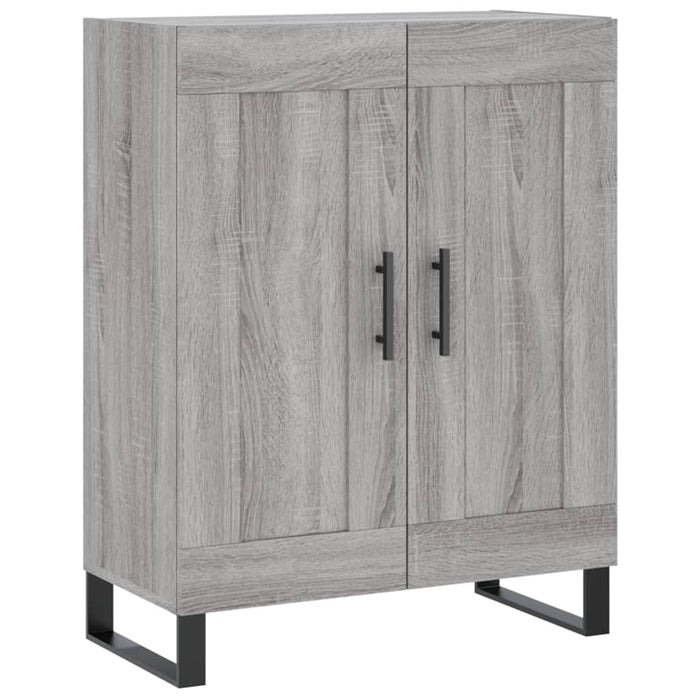 Credenza Grigio Sonoma 69,5x34x180 cm in Legno Multistrato 3199711