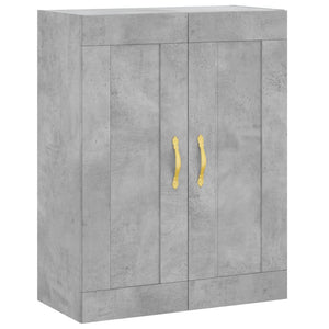 Credenza Grigio Cemento 69,5x34x180 cm in Legno Multistrato 3199733