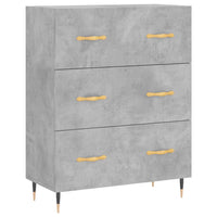 Credenza Grigio Cemento 69,5x34x180 cm in Legno Multistrato 3199733