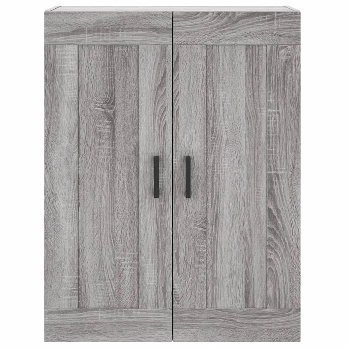 Credenza Grigio Sonoma 69,5x34x180 cm in Legno Multistrato 3199751