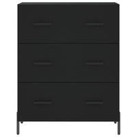 Credenza Nera 69,5x34x180 cm in Legno Multistrato 3199754