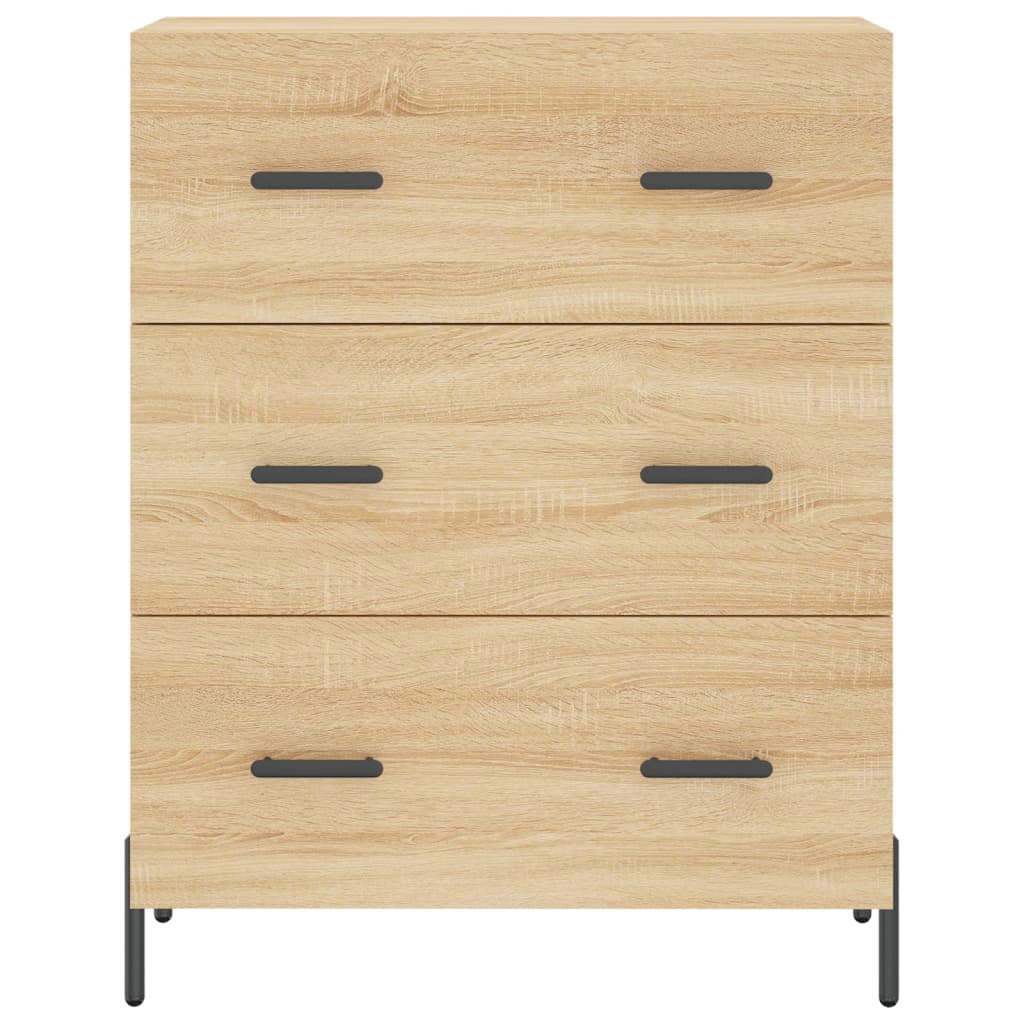 Credenza Rovere Sonoma 69,5x34x180 cm in Legno Multistrato 3199756