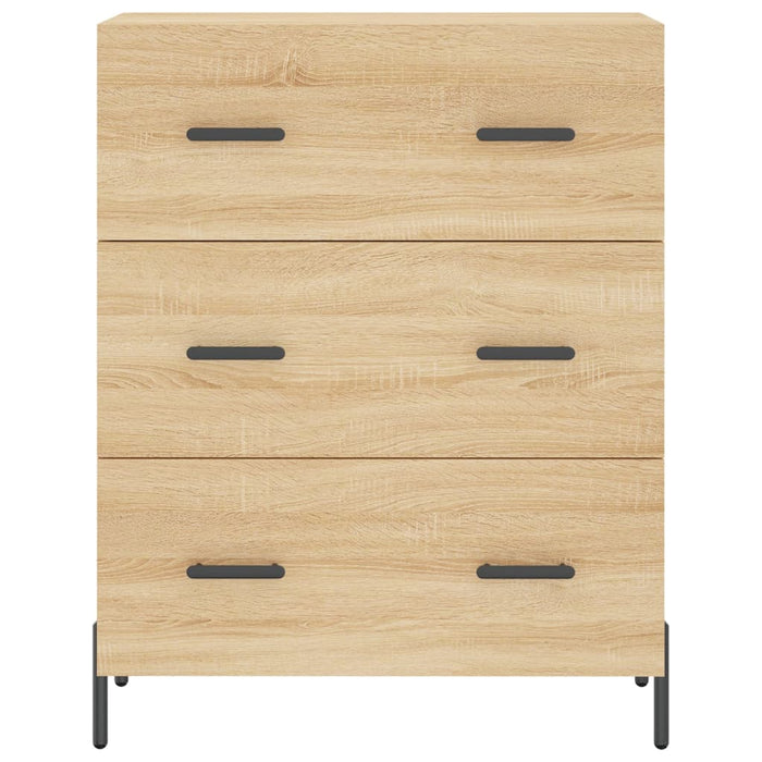 Credenza Rovere Sonoma 69,5x34x180 cm in Legno Multistrato 3199756