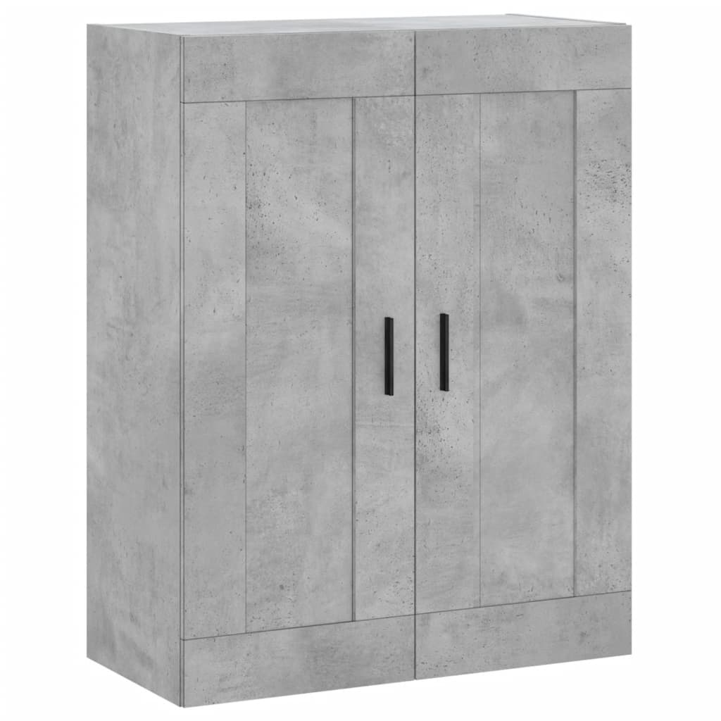 Credenza Grigio Cemento 69,5x34x180 cm in Legno Multistrato 3199765