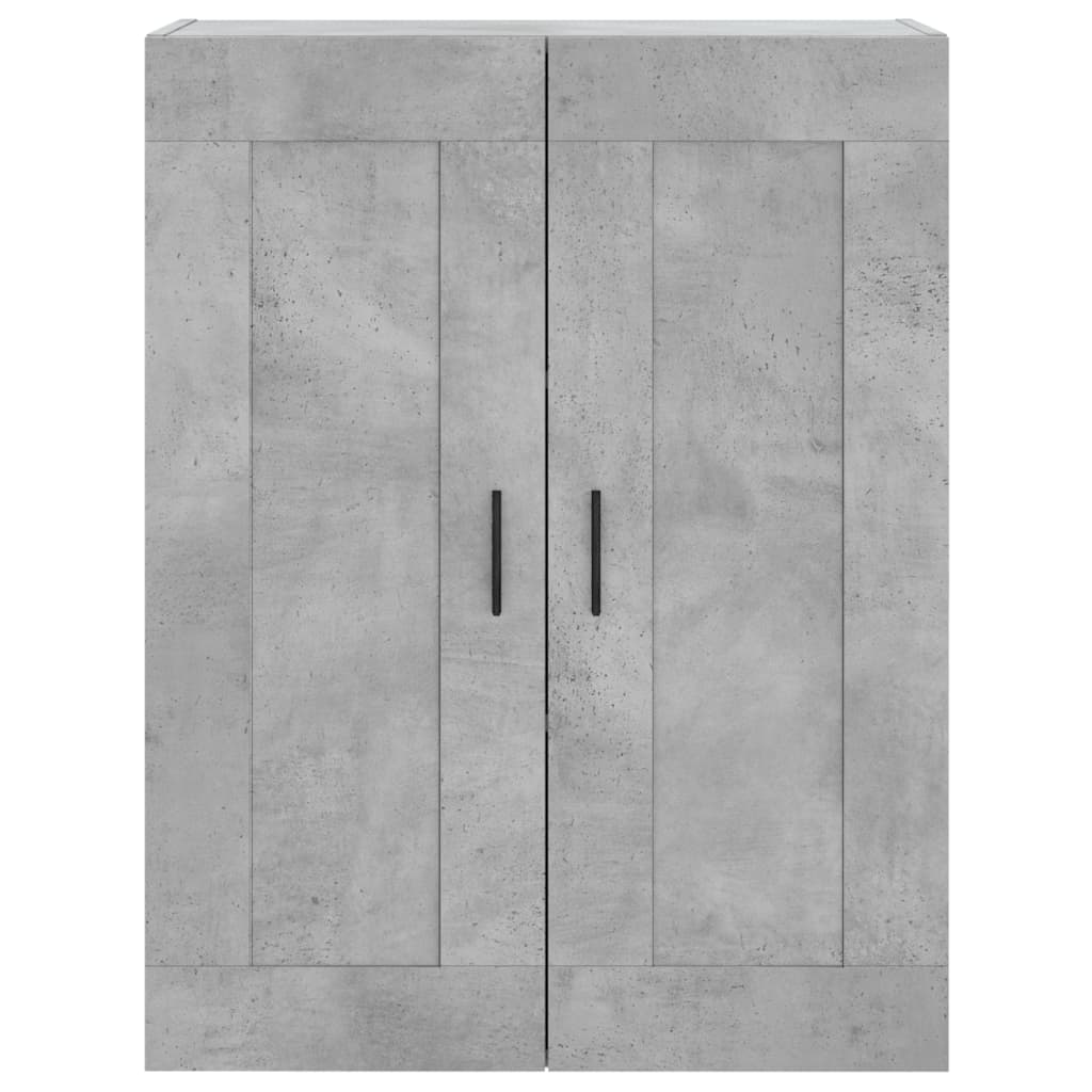 Credenza Grigio Cemento 69,5x34x180 cm in Legno Multistrato 3199765