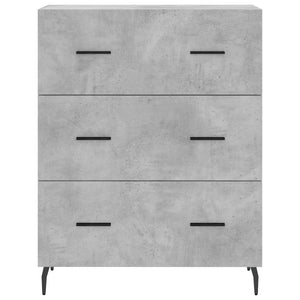 Credenza Grigio Cemento 69,5x34x180 cm in Legno Multistrato 3199765