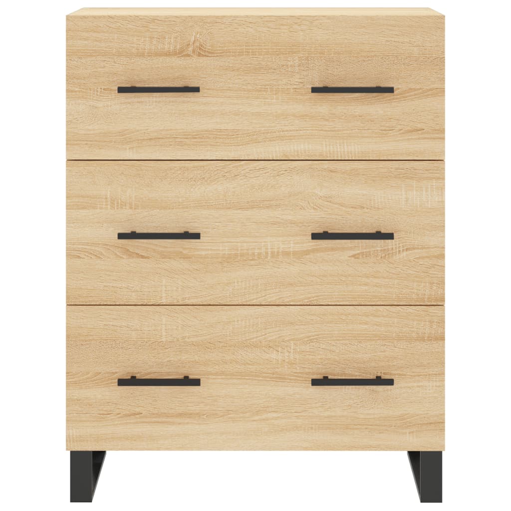 Credenza Rovere Sonoma 69,5x34x180 cm in Legno Multistrato 3199772