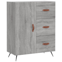 Credenza Grigio Sonoma 69,5x34x180 cm in Legno Multistrato 3199791