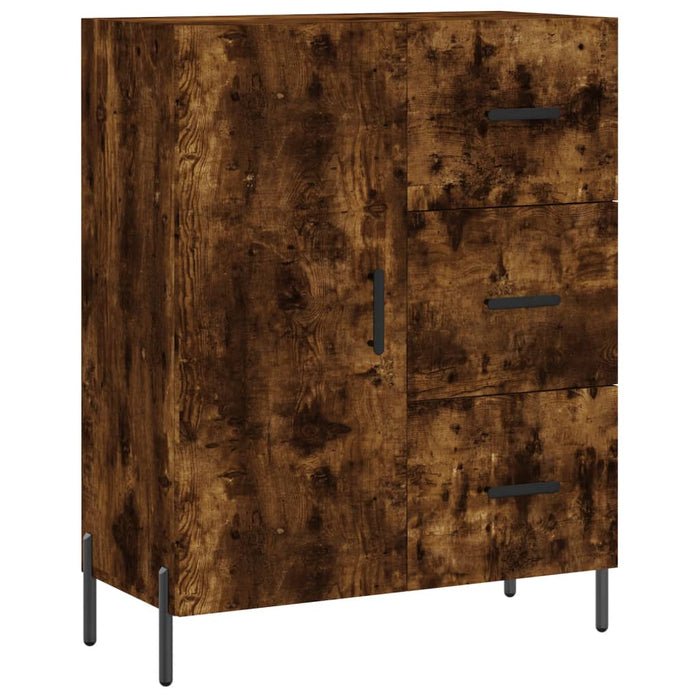 Credenza Rovere Fumo  69,5x34x180 cm in Legno Multistrato 3199822